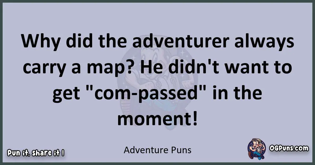 Textual pun with Adventure puns