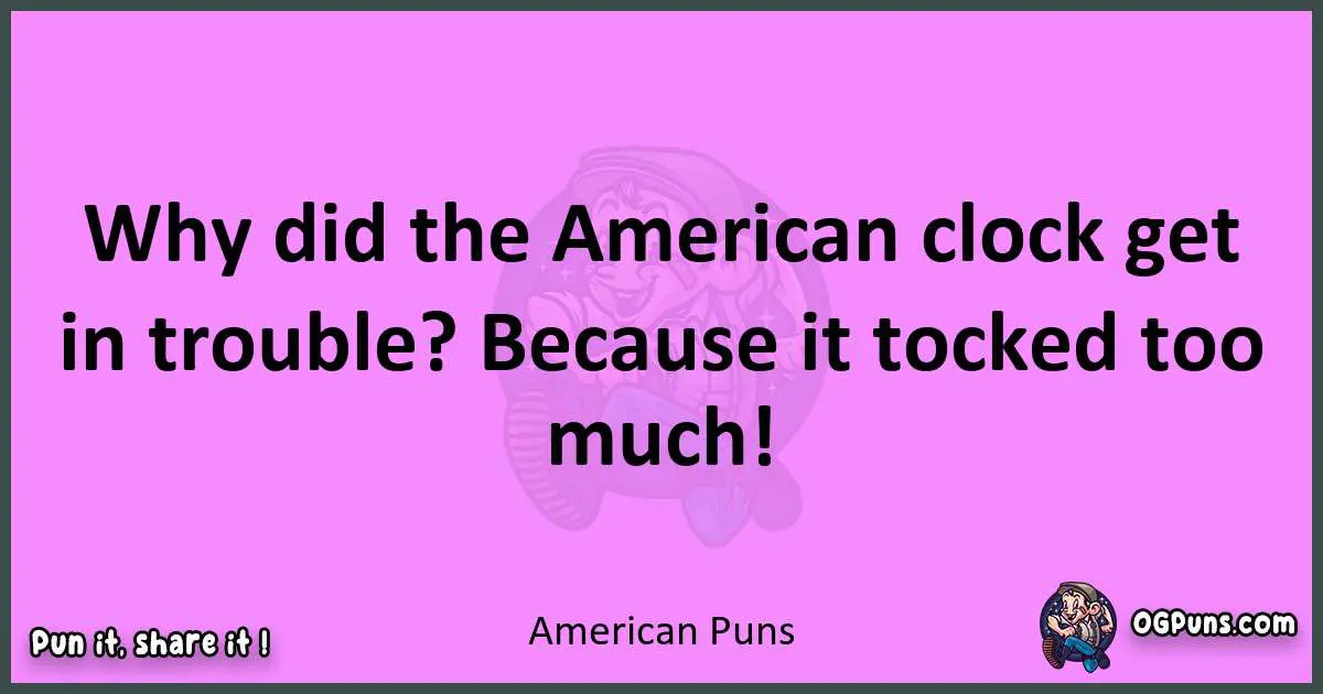 American puns nice pun