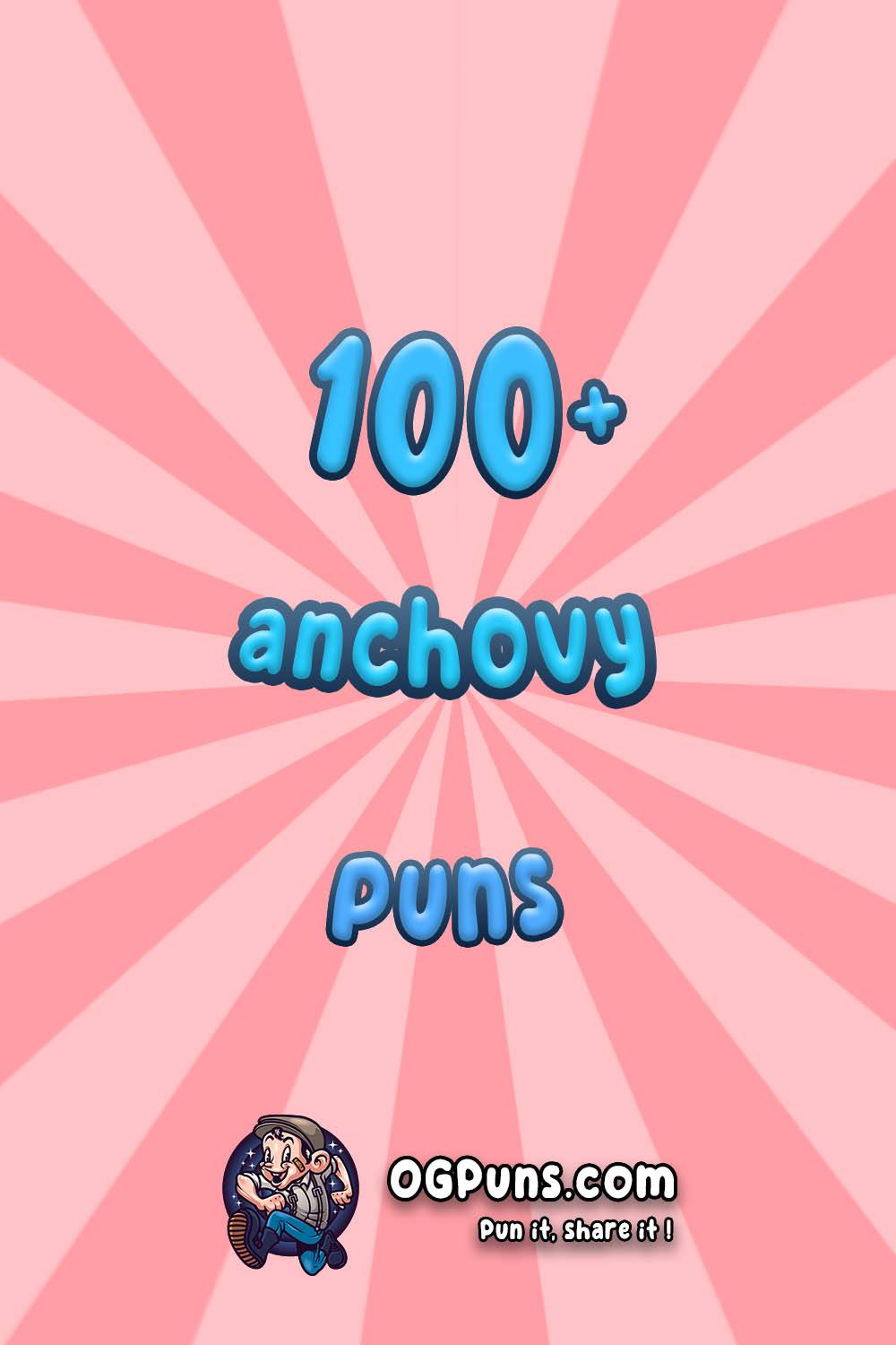 Anchovy puns Image for Pinterest