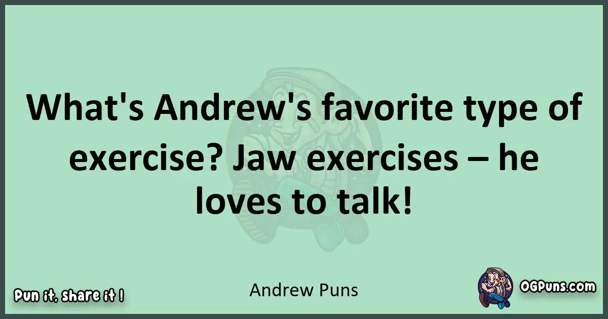 wordplay with Andrew puns