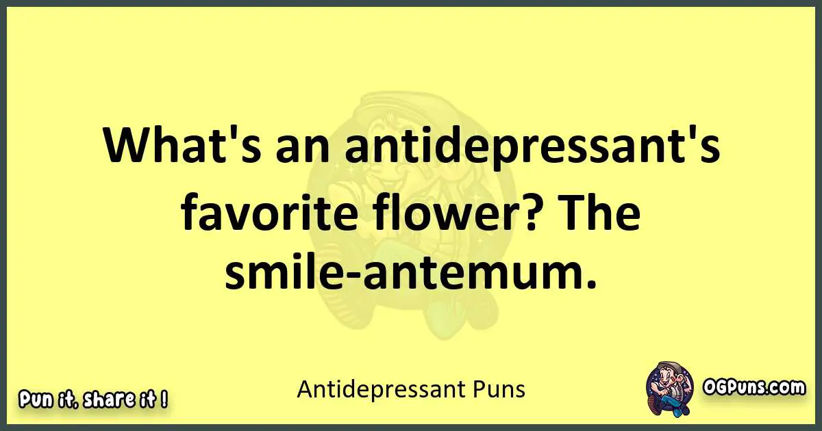 Antidepressant puns best worpdlay