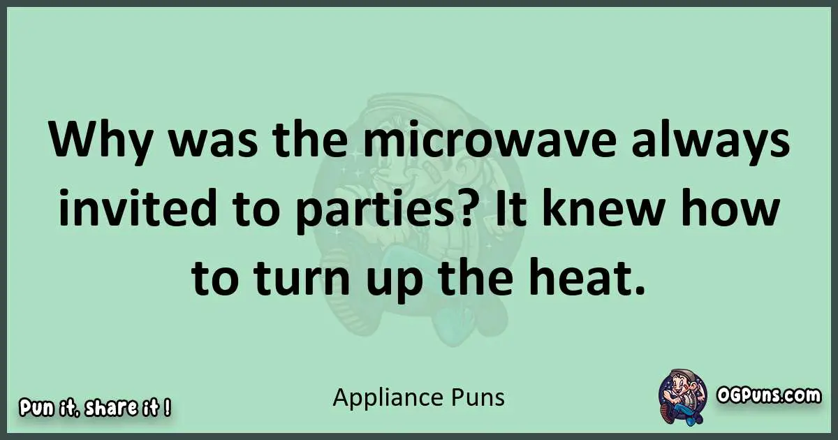 wordplay with Appliance puns