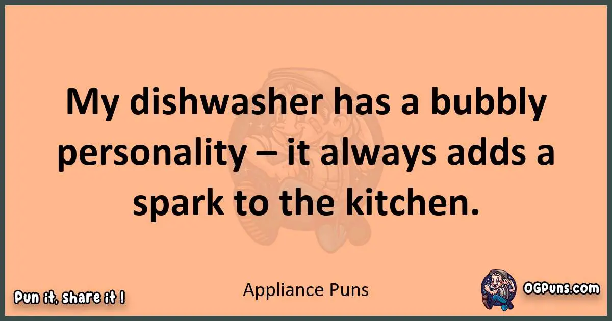 pun with Appliance puns