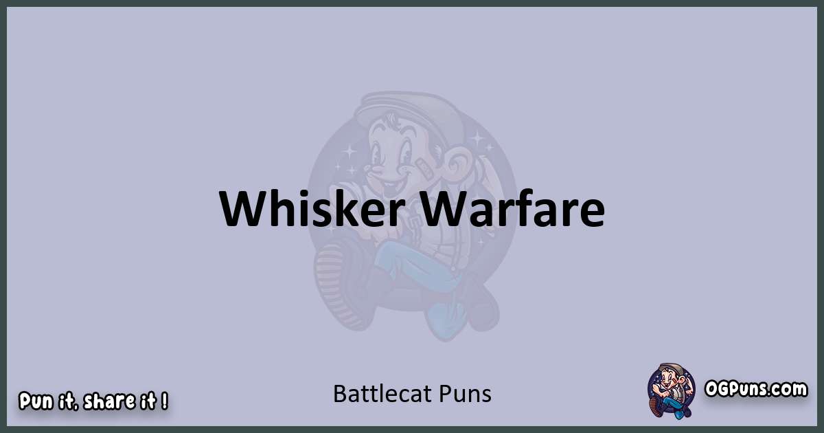 Textual pun with Battlecat puns