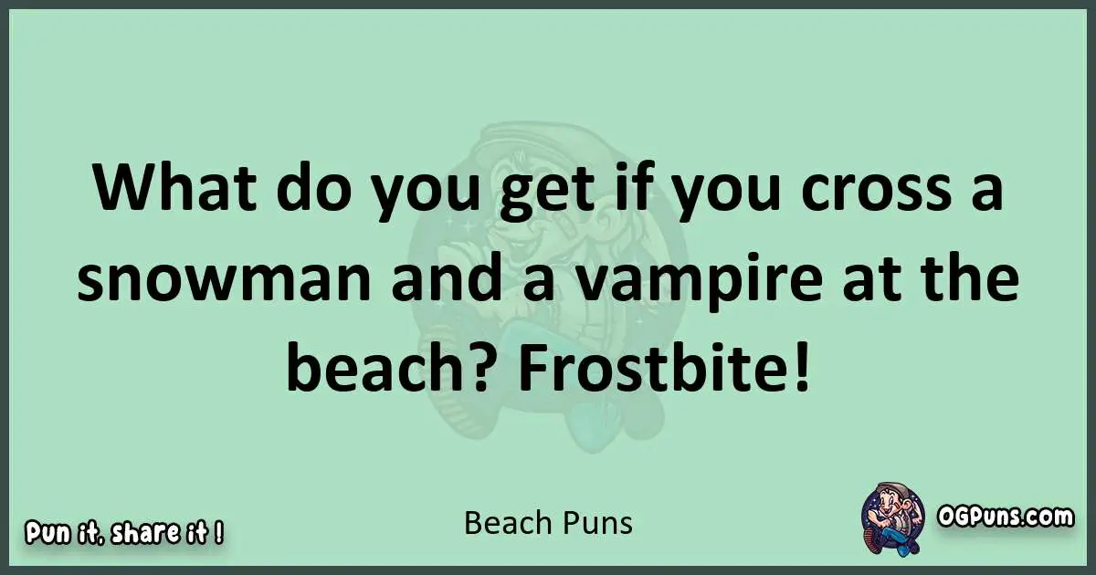 wordplay with Beach puns