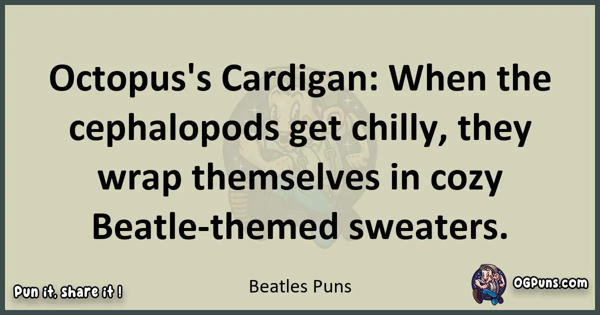 Beatles puns text wordplay