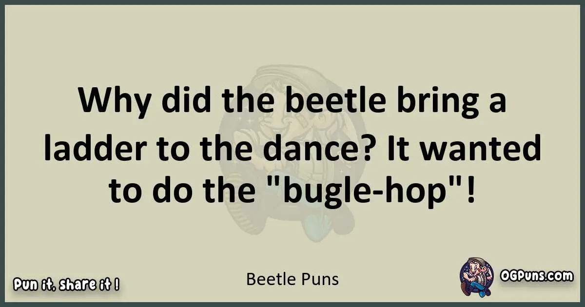 Beetle puns text wordplay