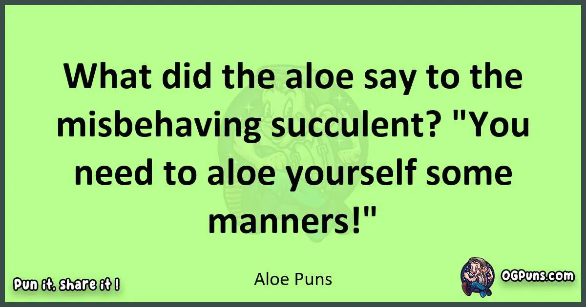 short Aloe puns pun