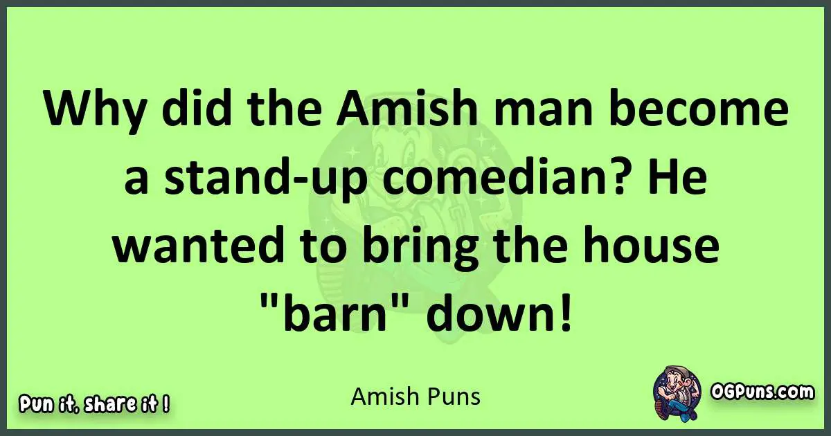 short Amish puns pun