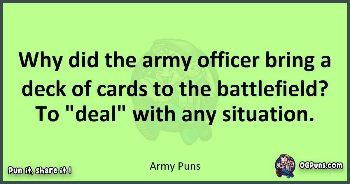 short Army puns pun