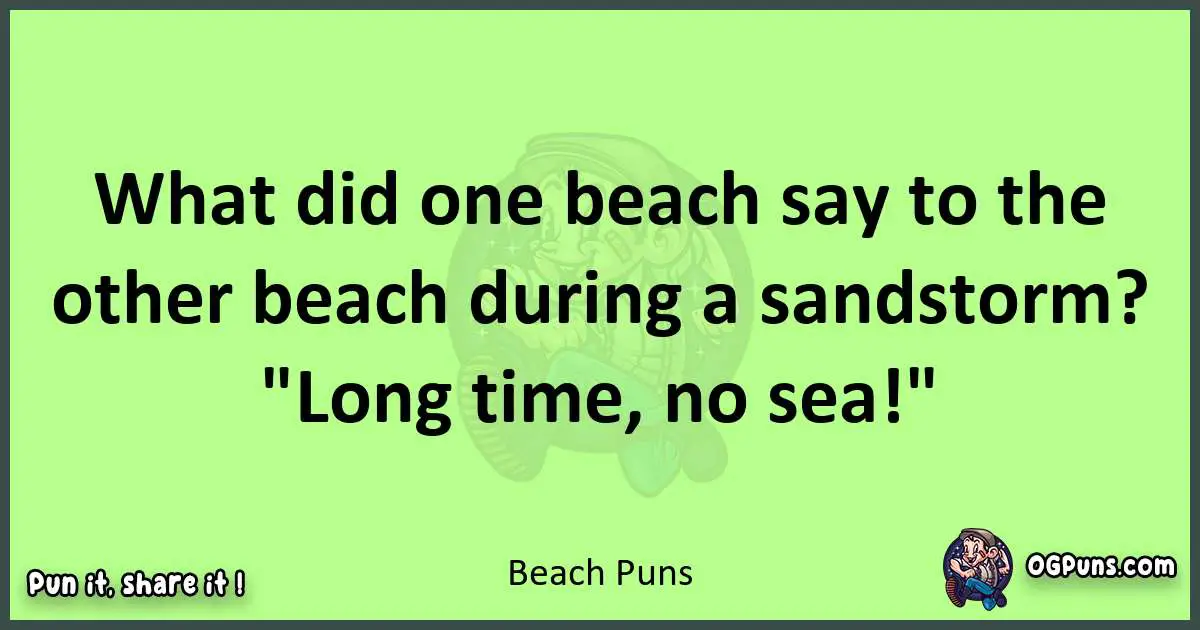 short Beach puns pun