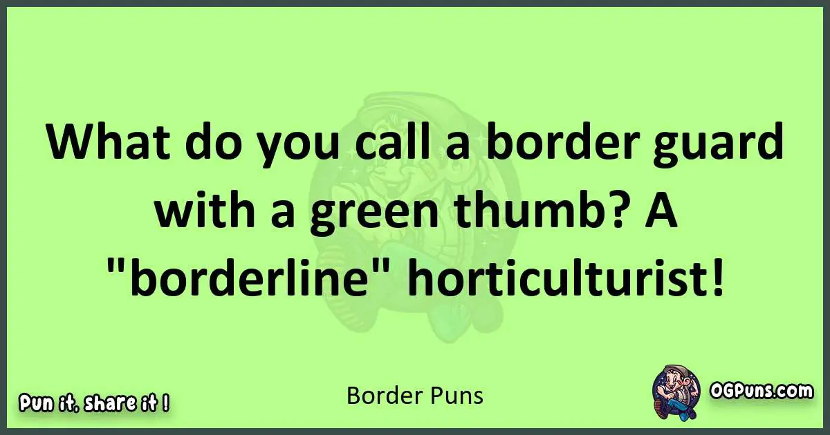 short Border puns pun