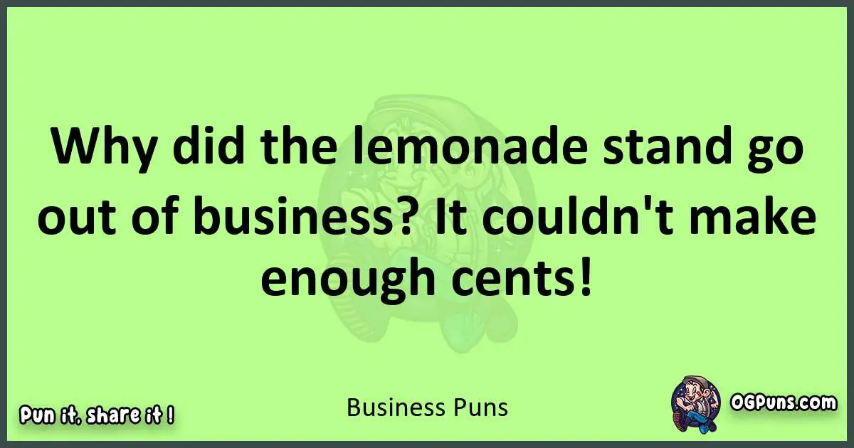 short Business puns pun