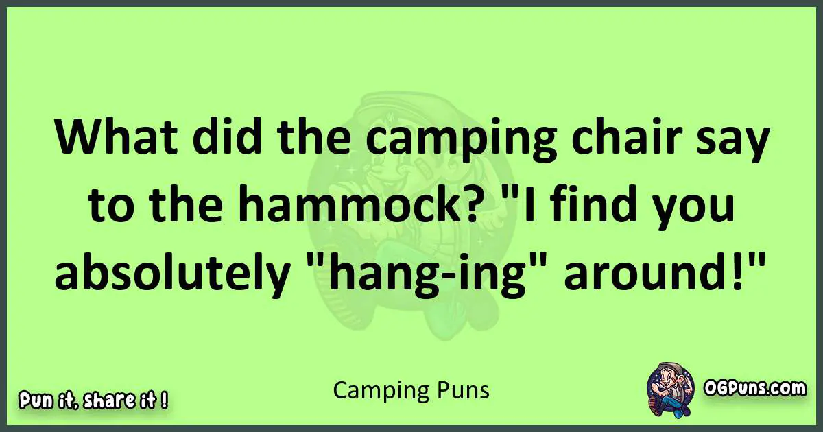 short Camping puns pun