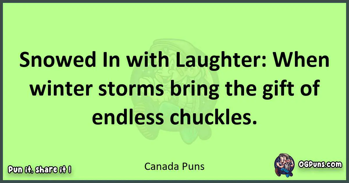 short Canada puns pun