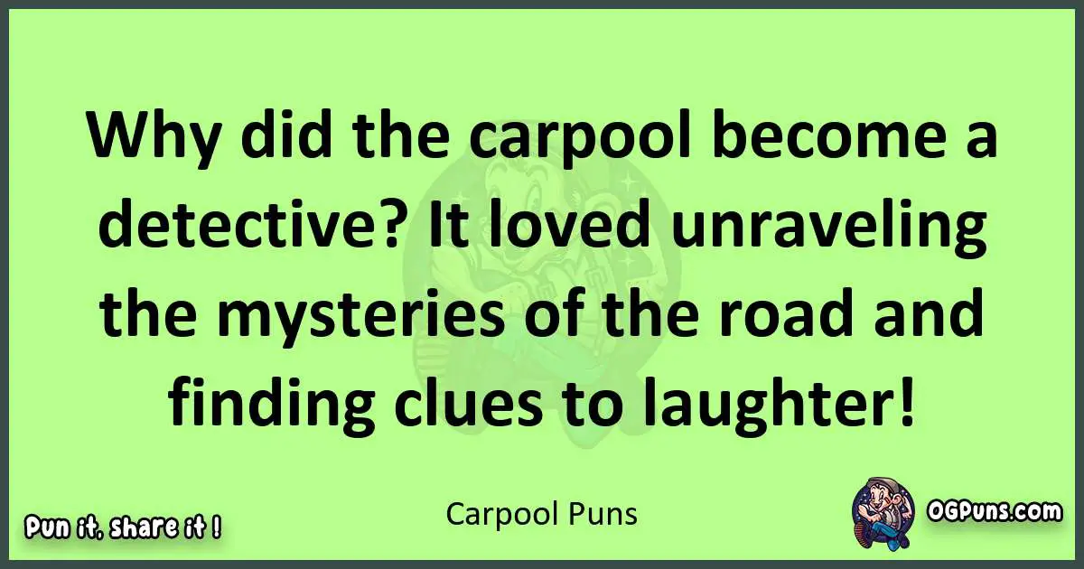 short Carpool puns pun