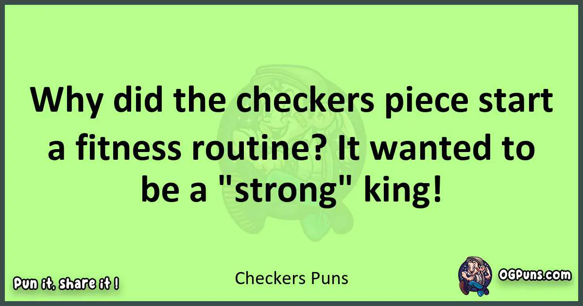 short Checkers puns pun