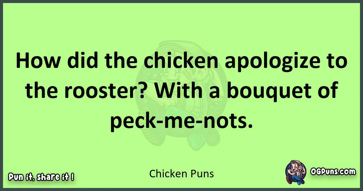 short Chicken puns pun