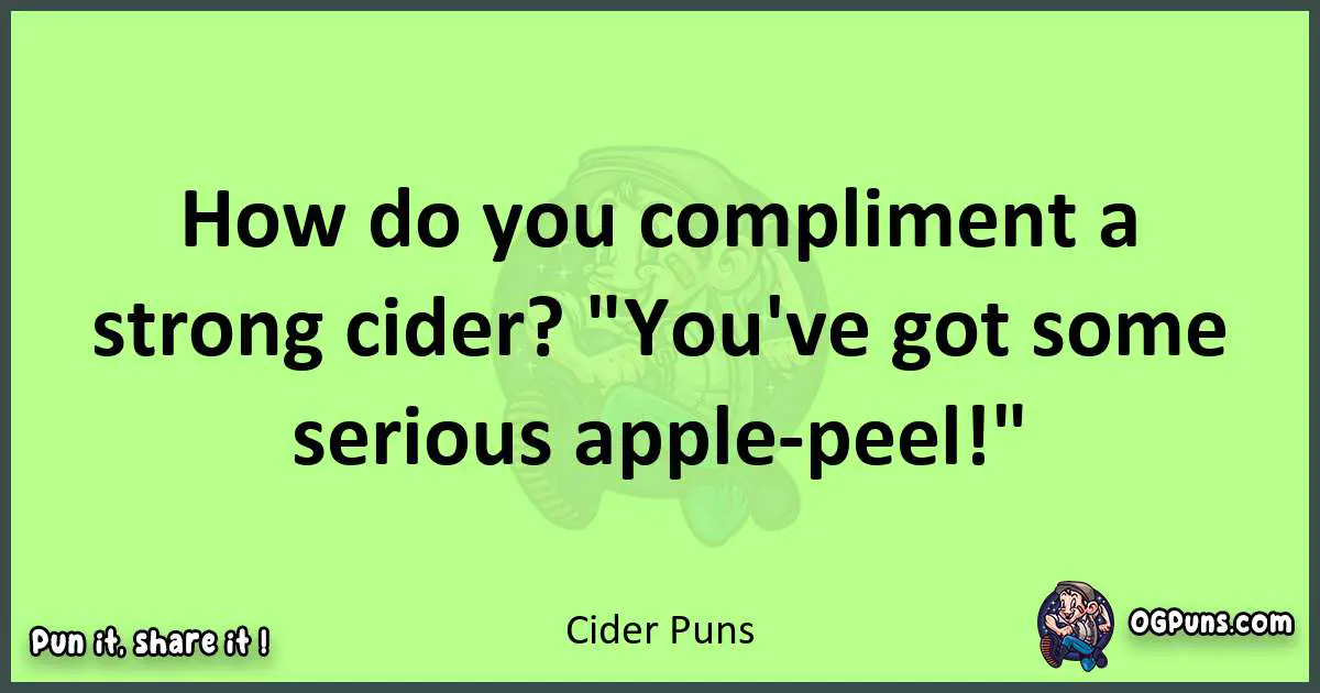 short Cider puns pun