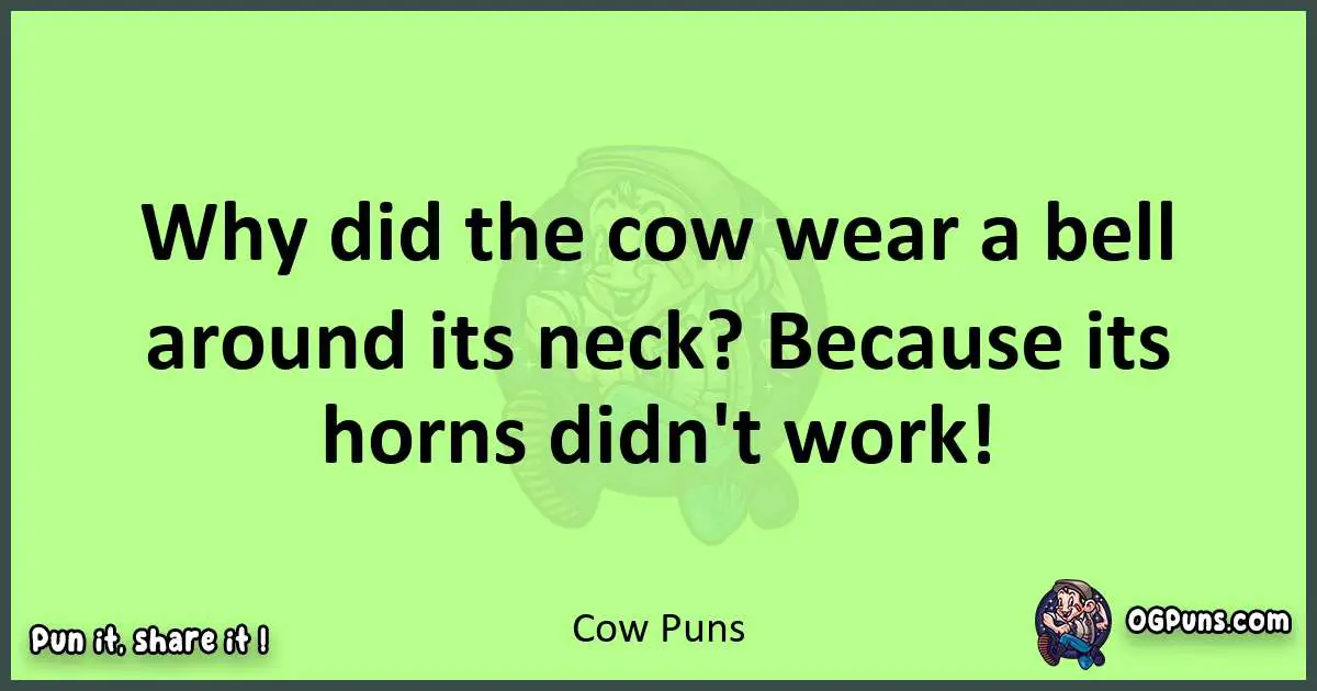 short Cow puns pun