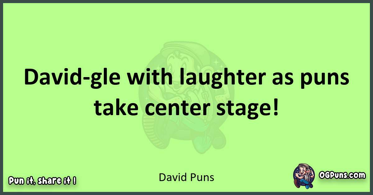 short David puns pun