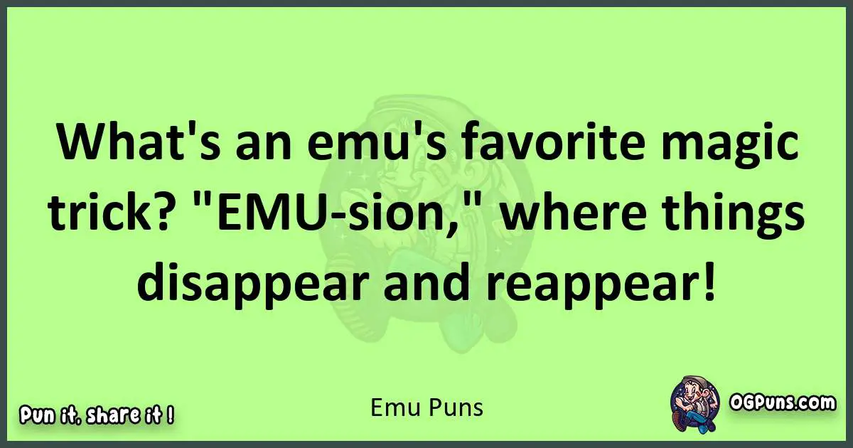 short Emu puns pun