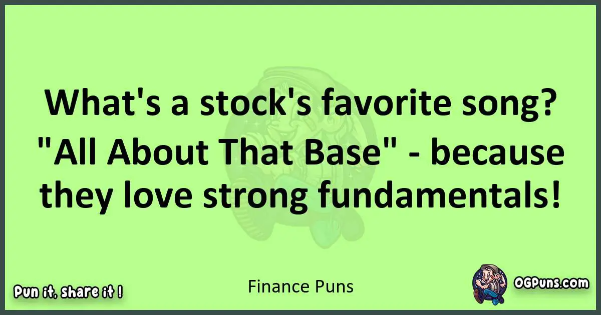 short Finance puns pun