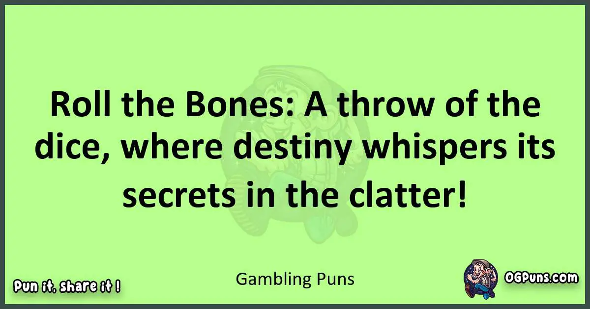 short Gambling puns pun
