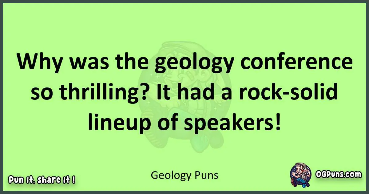 short Geology puns pun