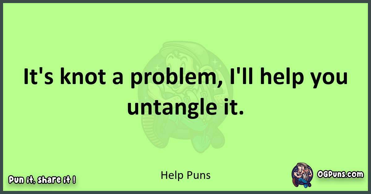 short Help puns pun