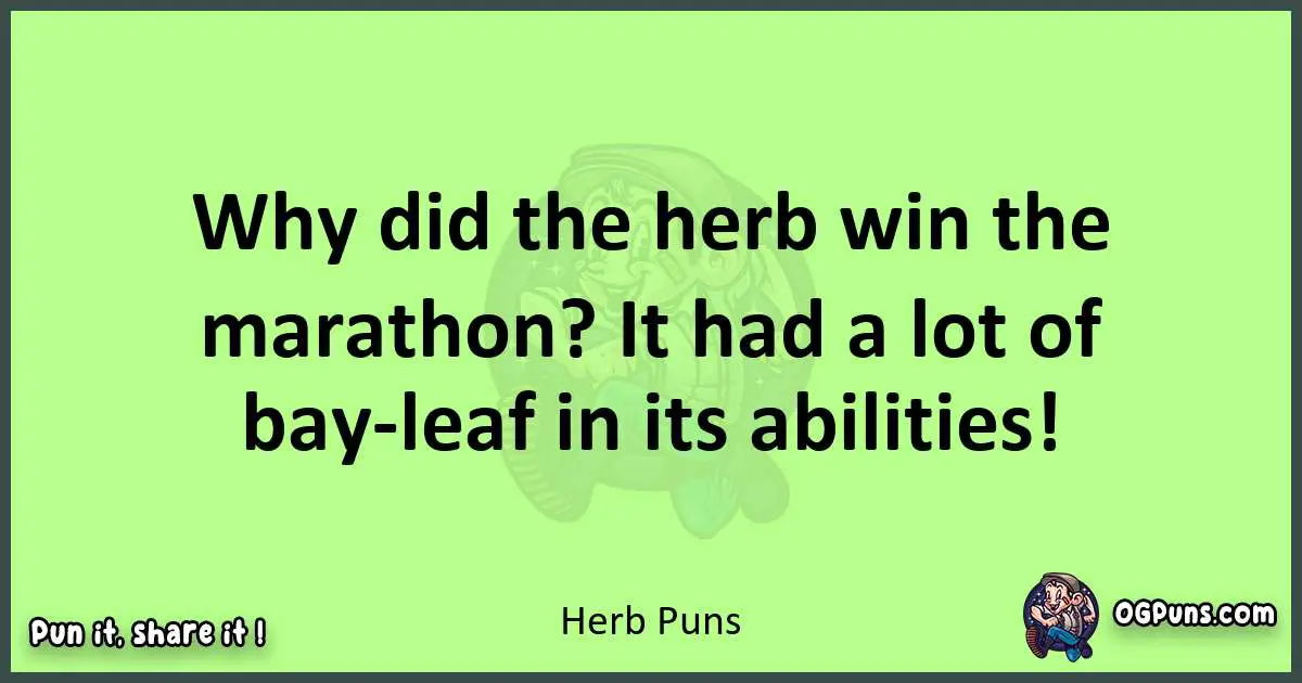 short Herb puns pun