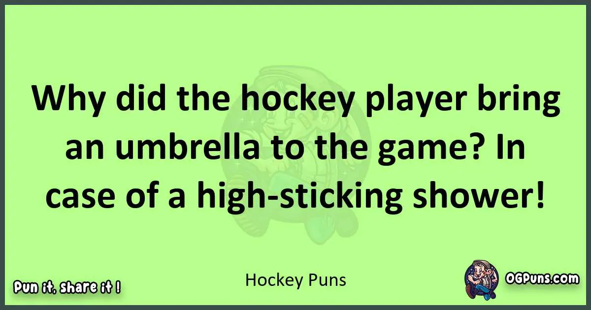 short Hockey puns pun
