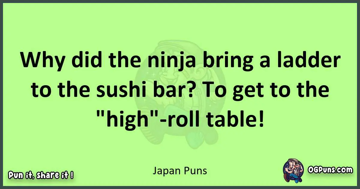 short Japan puns pun