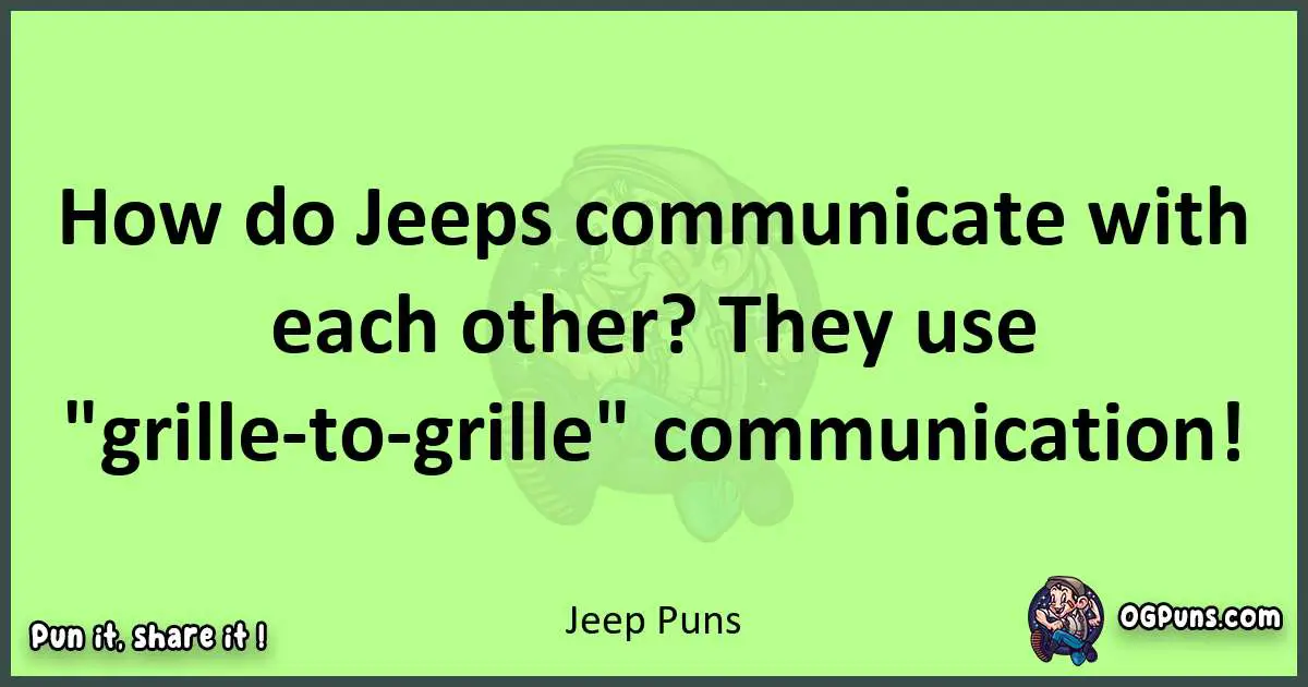 short Jeep puns pun
