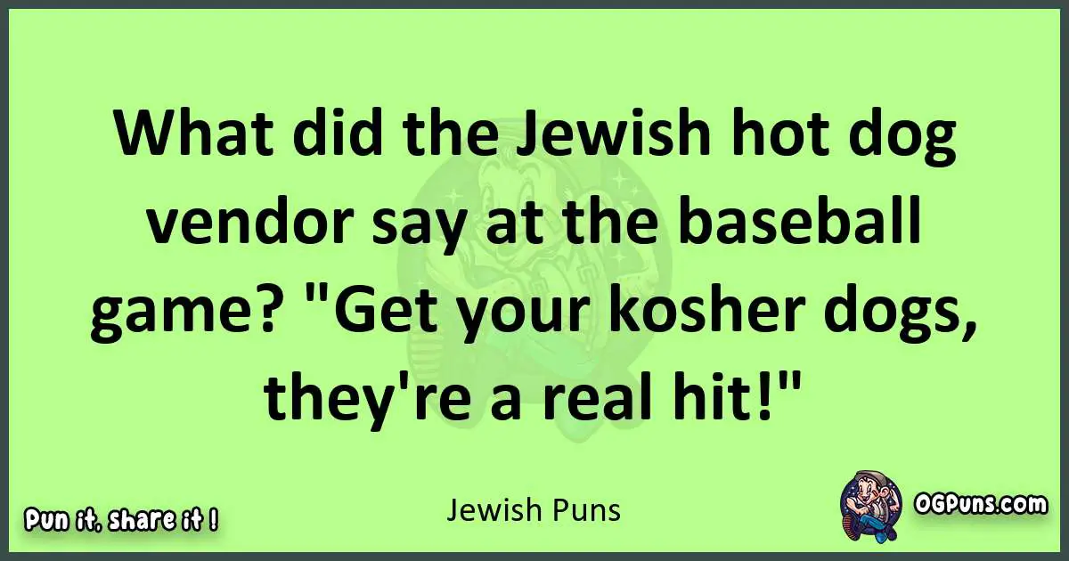 short Jewish puns pun