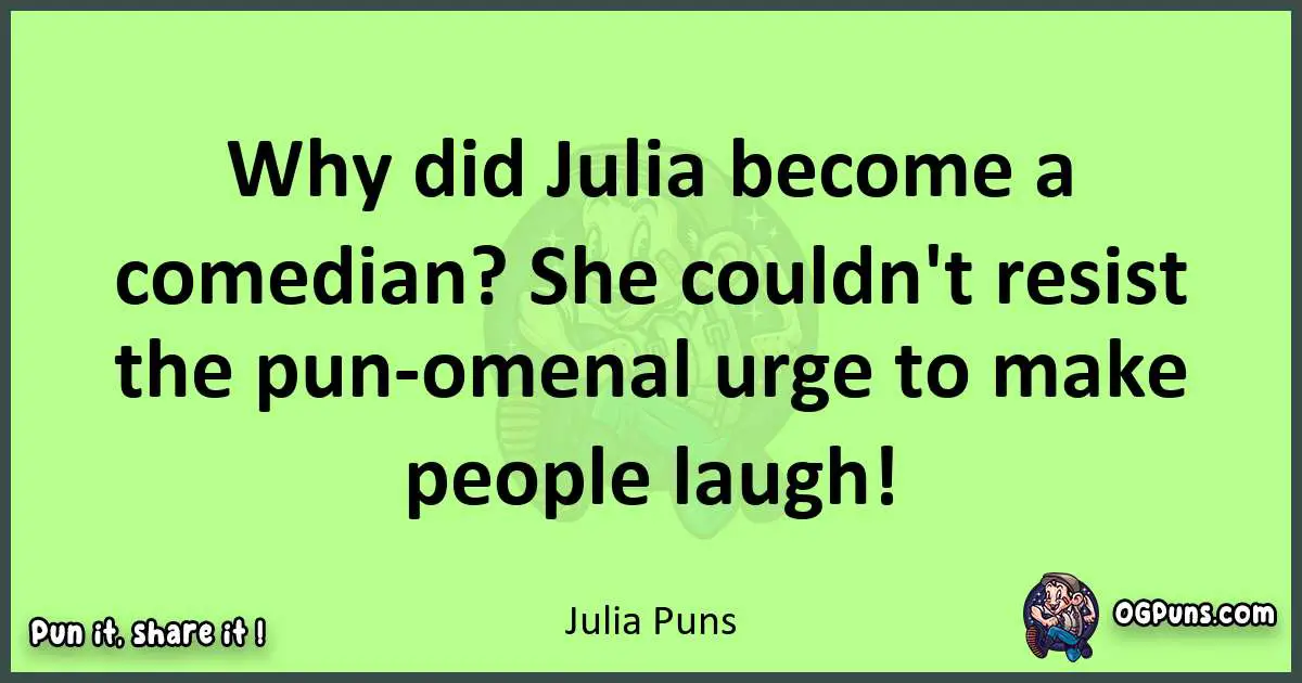 short Julia puns pun