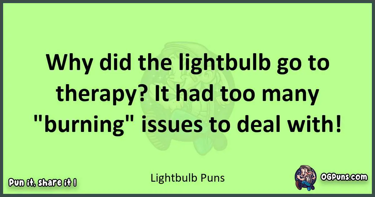 short Lightbulb puns pun