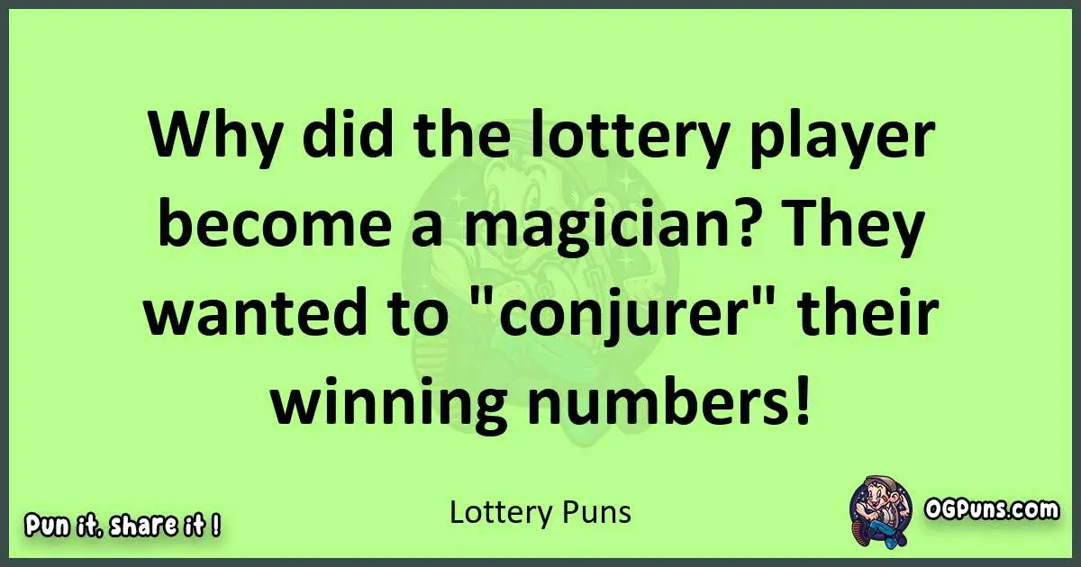 short Lottery puns pun