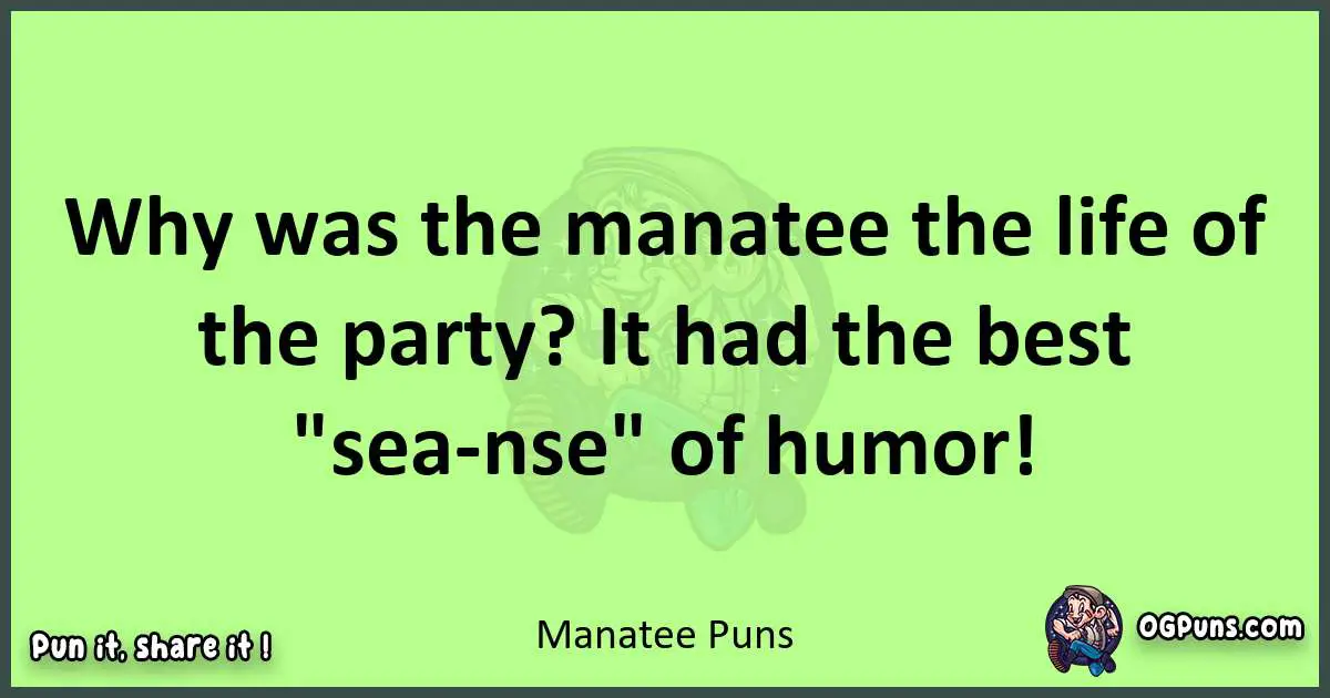 short Manatee puns pun