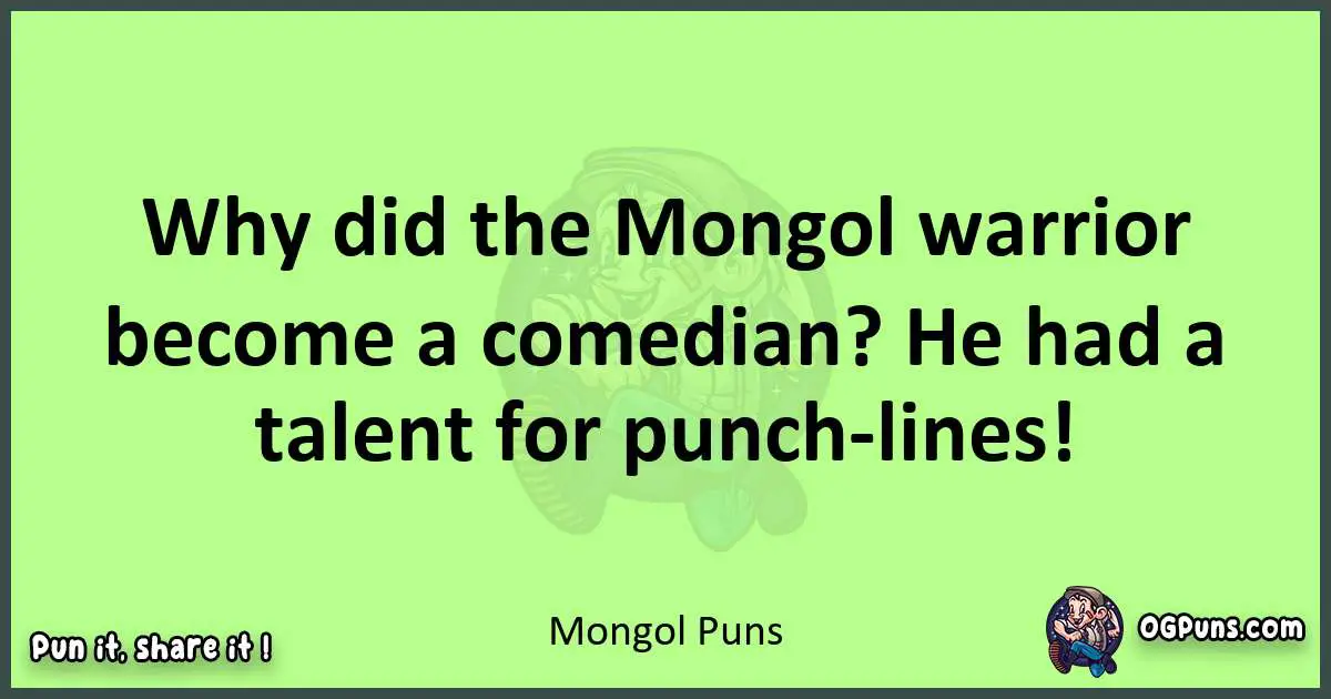 short Mongol puns pun