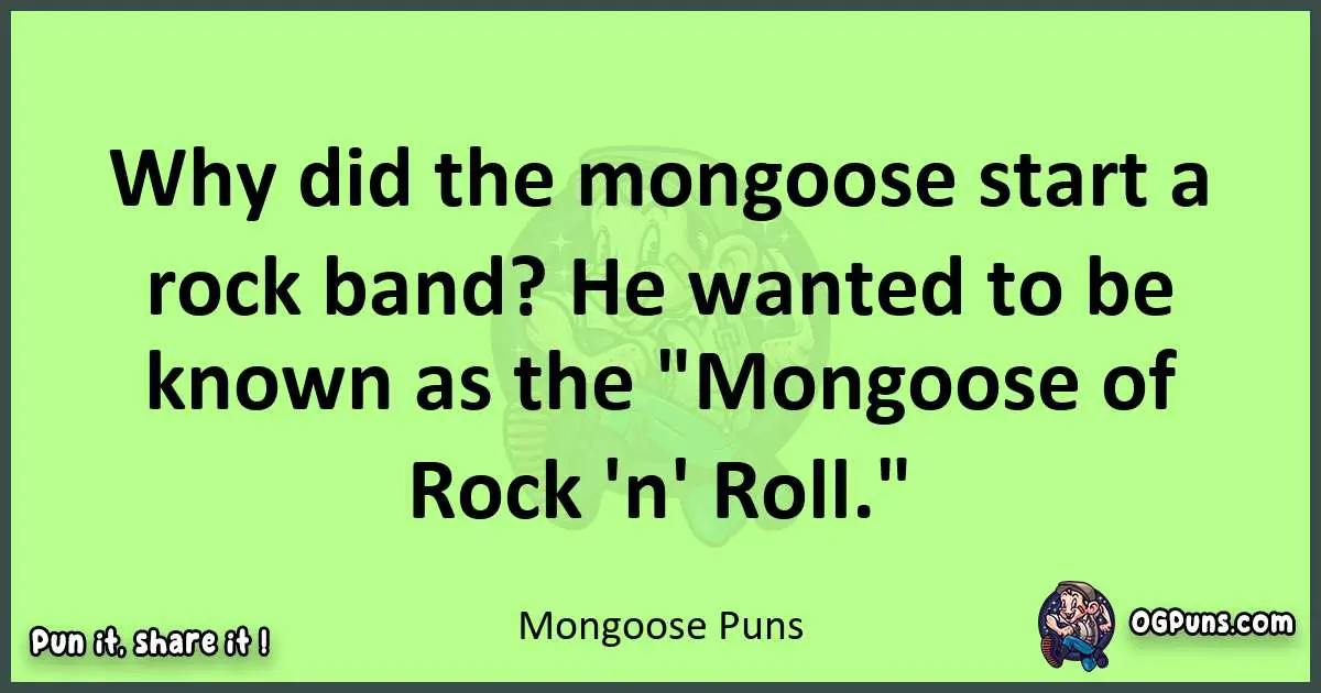 short Mongoose puns pun