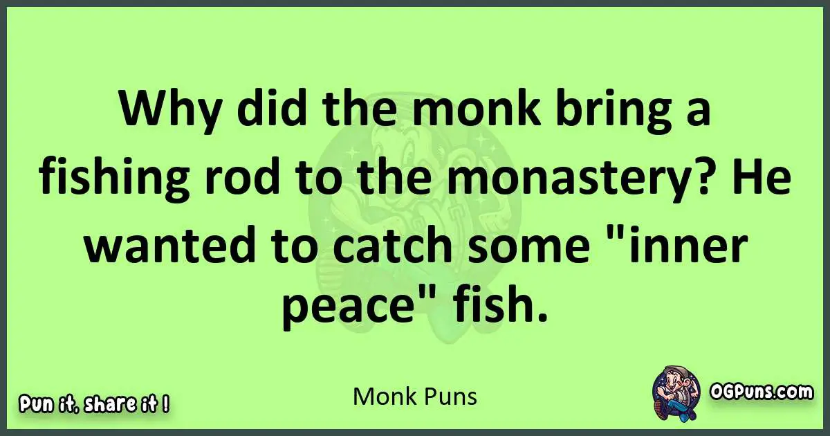 short Monk puns pun