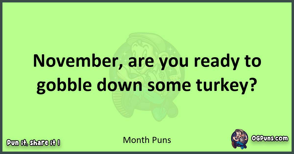 short Month puns pun
