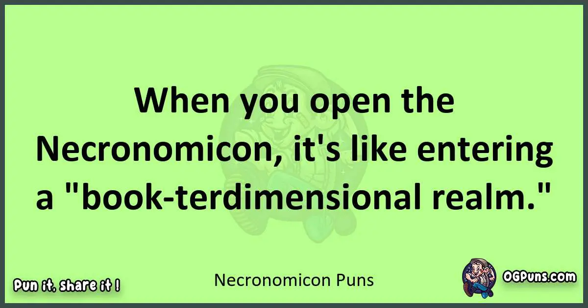 short Necronomicon puns pun