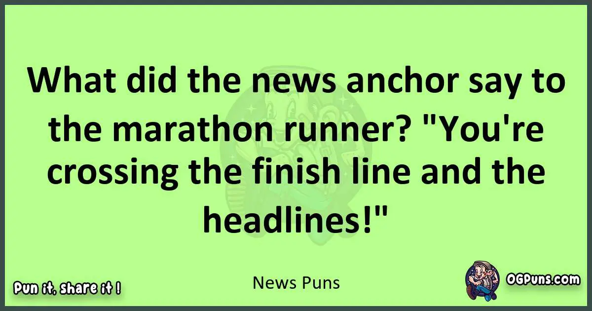 short News puns pun