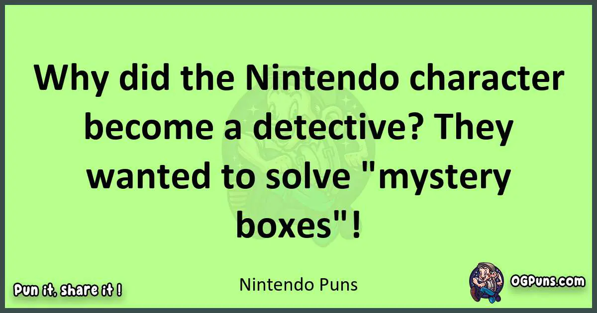 short Nintendo puns pun