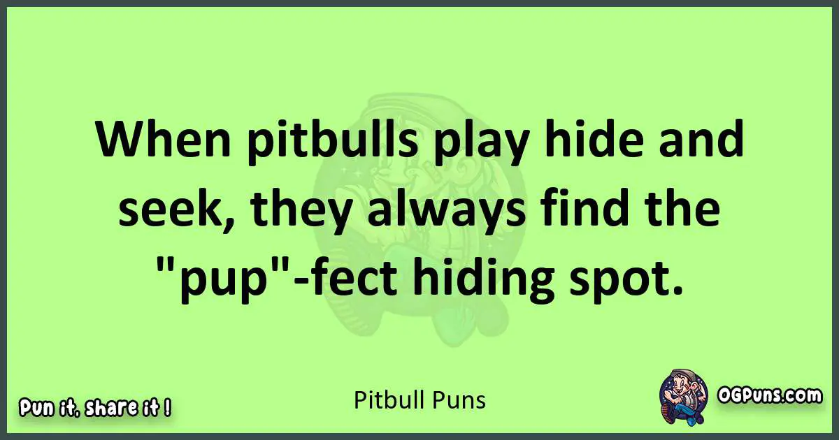 short Pitbull puns pun