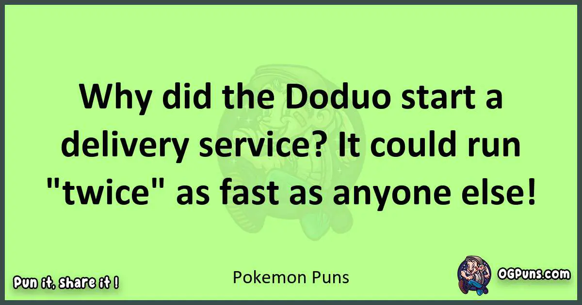 short Pokemon puns pun