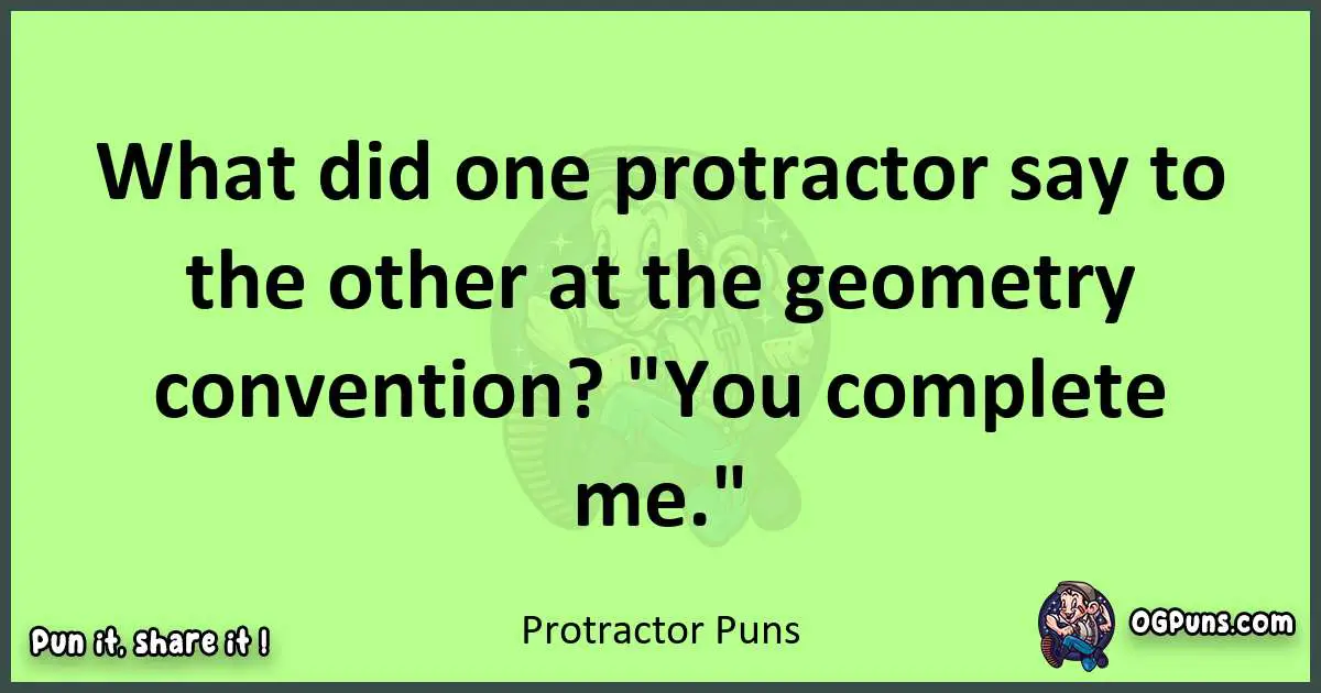 short Protractor puns pun