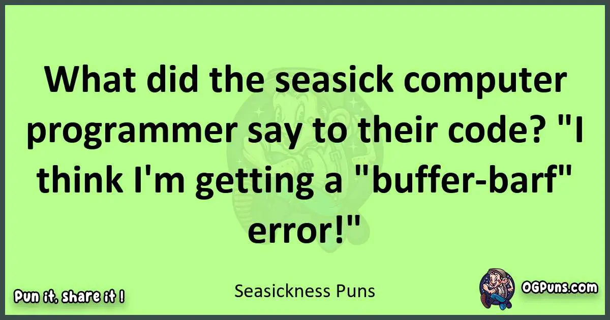 short Seasickness puns pun